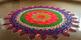 Rangoli Designs For Diwali With Colors