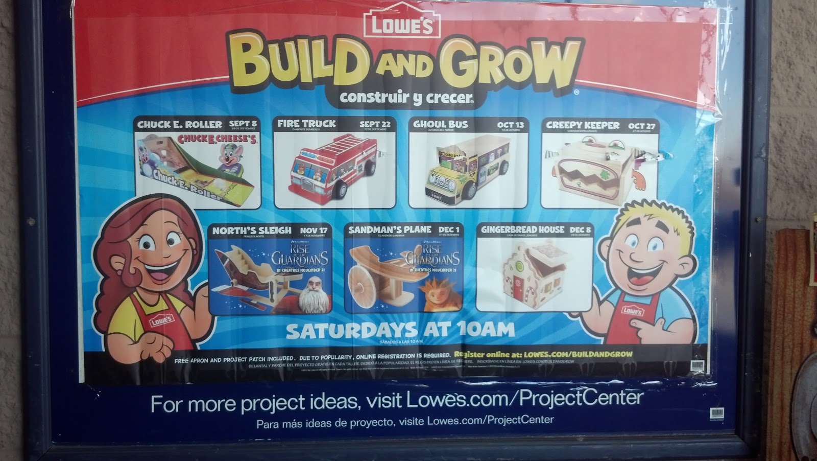 Ann Arbor Mom Blog: Lowe's Build & Grow Kids Building Clinics: Sept-Dec