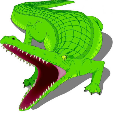 alligator cartoon clipart 