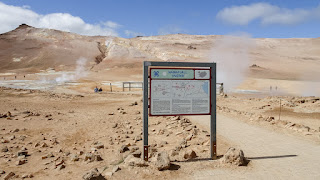Hverir is a geothermal area