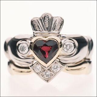 diamond claddagh wedding rings-claddagh engagement rings-irish wedding rings-claddagh rings