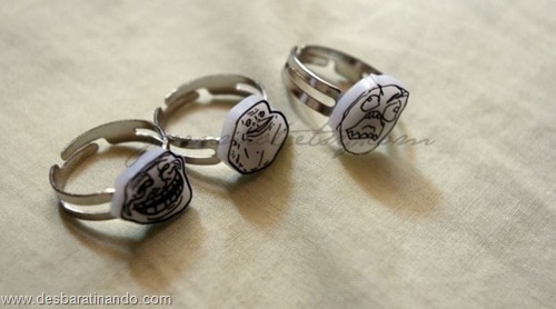 brincos aneis geeks nerds nerd geek brinco anel ring desbaratinando (23)