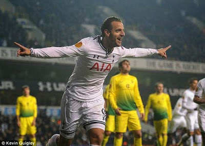 Xem lại đầy đủ trận Tottenham vs Anzhi