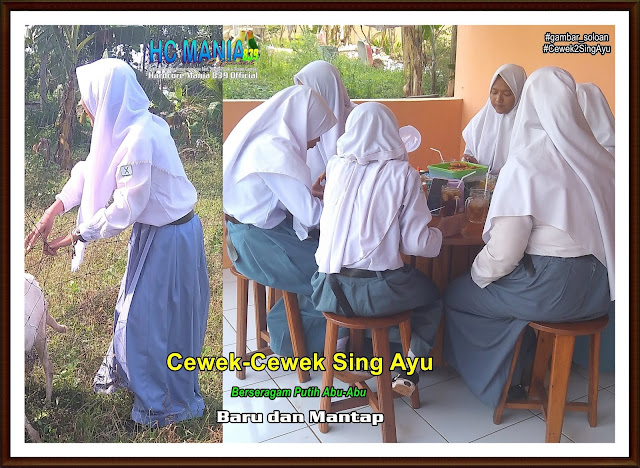 Gambar Siswa-Siswi SMA Negeri 1 Ngrambe Cover Putih Abu-Abu - Buku Album Gambar Soloan Edisi 8