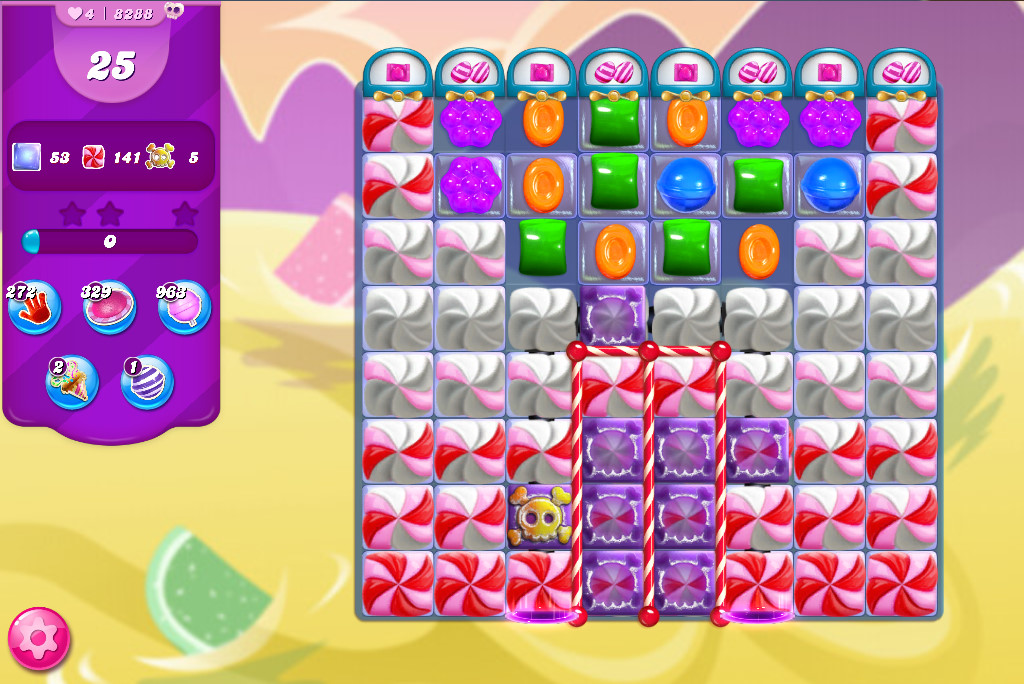 Candy Crush Saga level 8288