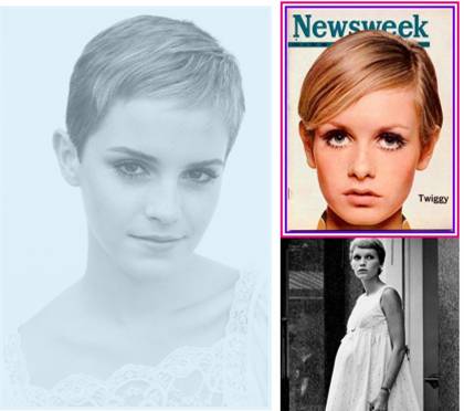 emma watson haircut burberry. Emma Watson short hair is