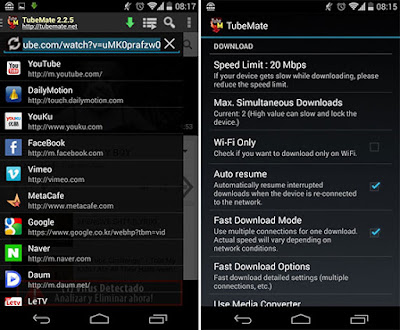 Download Aplikasi TubeMate YouTube Downloader Material Design V2.2.6 APK 