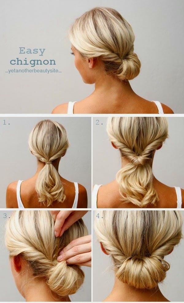 Twisted Updo Hair Style