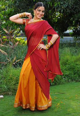tollywood Actress Shraddha Arya in Half Saree Photos