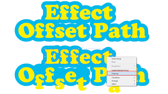 AdobeMasters.blogspot.com -  Cara Menggunakan Effect Offset Path Adobe Illustrator 