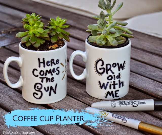  Coffee Cup Planters