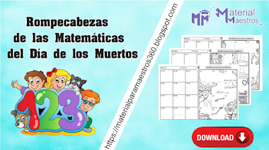 ROMPECABEZAS DE LAS MATEMATICAS DEL DIA DE LOS MUERTOS 