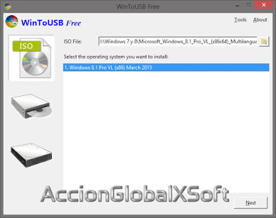 Instalar y ejecutar Windows en un disco duro USB o una unidad flash USB
