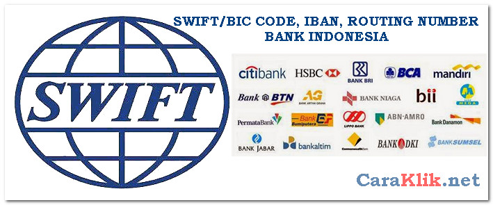 SWIFT CODE Bank  BCA BNI BRI  Mandiri dan 45 Bank  Di 