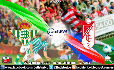 Cartel Betistórico del Real Betis - Granada de la LigaBBVA 13/14