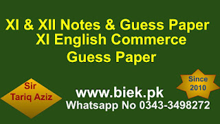 1st year english guess paper www.biek.pk