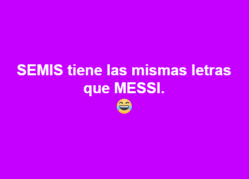 SEMIS tiene las mismas letras que MESSI - Y yo estaba viendo al Liverpool eliminando al City de Guardiola - el troblogdita