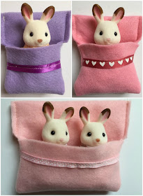 How to make Sylvanian Families sleeping bags from felt