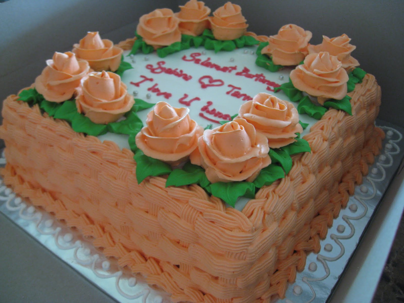 .: Kek Orange Peach Untuk Hantaran