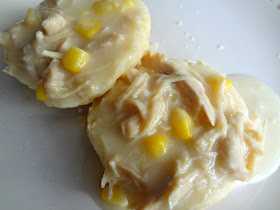 Creamy Chicken on Biscuits