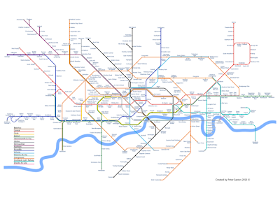 London Layout's Tube Map