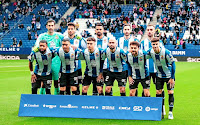 R. C. D. ESPANYOL DE BARCELONA. Temporada 2021-22. Diego López, Cabrera, Yangel Herrera, Calero, Sergi Darder. Vilhena, Raúl De Tomás, Pedrosa, Aleix Vidal, Keidi Baré y Javi Puado. R. C. D. ESPANYOL DE BARCELONA 0 RAYO VALLECANO DE MADRID 1 Jueves 21/04/2022, 19:00 horas. Campeonato de Liga de 1ª División, jornada 33. Cornellá de Llobregat, Barcelona, RCDE Stadium: 11.873 espectadores. GOLES: 0-1: 42’, Sergi Guardiola.