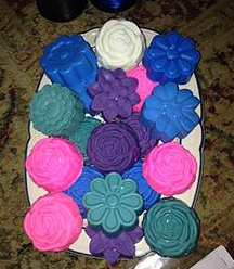 Large Flower Wax Tart