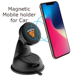 Magnetic mobile holder for car