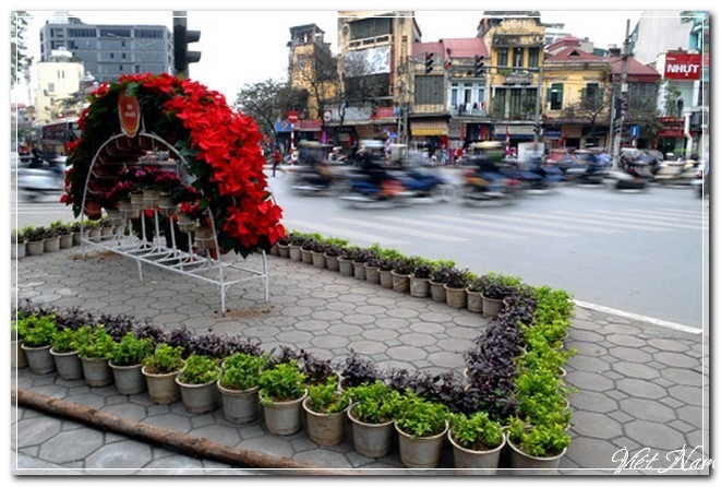 Hà Nội rực rỡ đèn hoa đón Tết