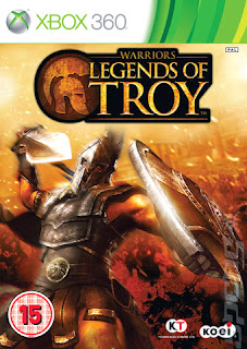 Warriors Legends of Troy xbox 360 game dvd front cover