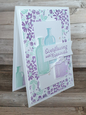 Bottled Happiness Stampin up simple gentle card