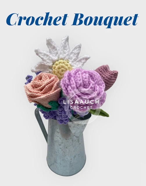 crochet flower bouquet patterns free