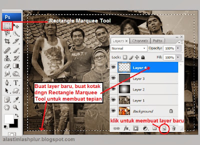 Cara Membuat Foto Jadul Dengan Photoshop