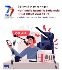 gambar ucapan hari radio republik indonesia 2022