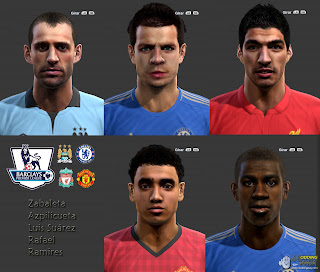 Premier League Facepack PES 2013