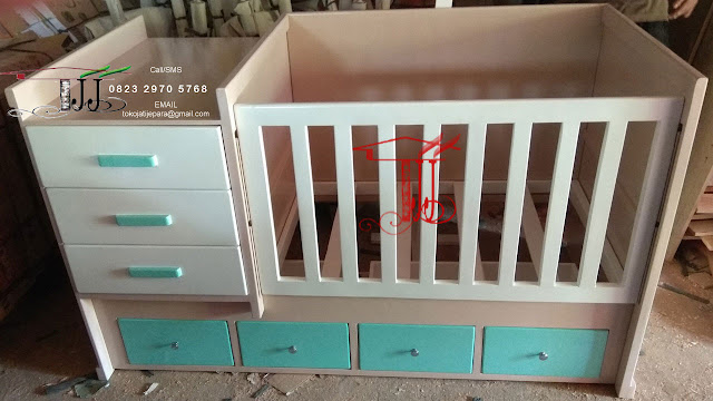 Tempat Tidur Bayi Artistik Toko Jati Jepara