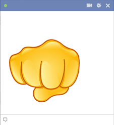 Fist emoticon