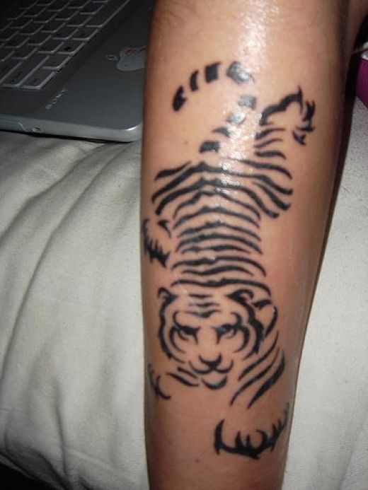 Now that's what ya call a tiger tattoo grrrrr 