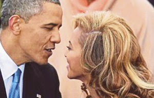 Barack Obama and Beyonce