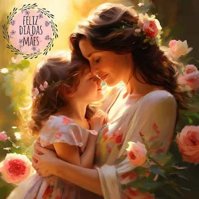 Feliz Dia das Mães Imagem de Carinho e Amor