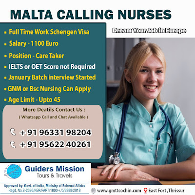 Malta Calling Nurses - Dream Your Job in Europe