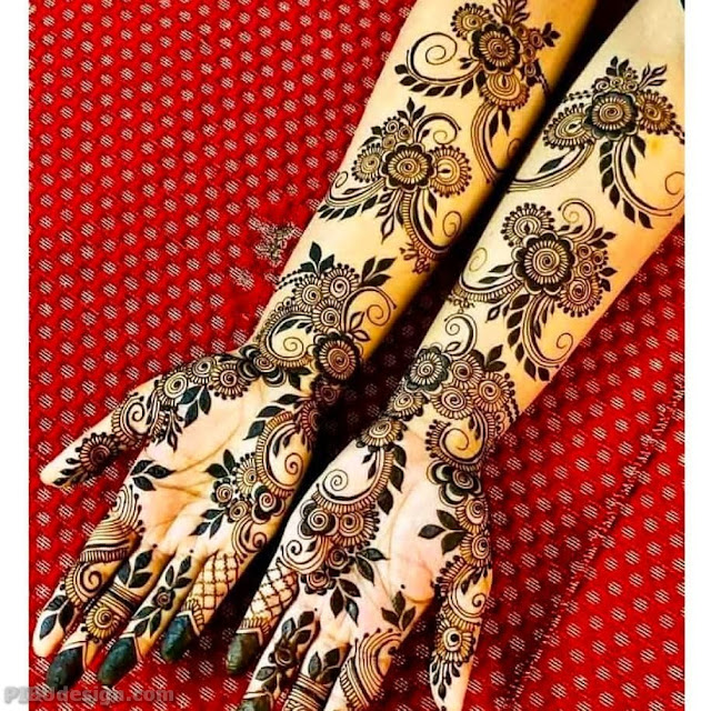 khafif mehndi design finger