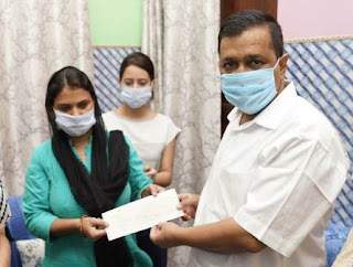 CM Kejriwal provides Rs 1 crore Financial Assistance to the family of Corona warrior Arun Kumar