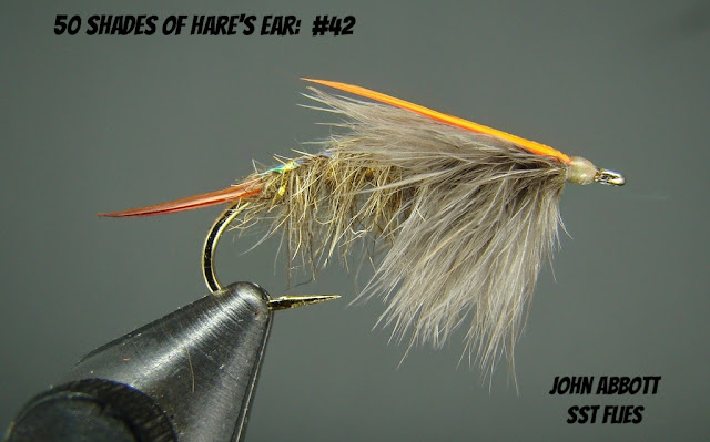 50 Shades Of Hare's Ear, Stonefly Pattern, Searching Pattern,  Hare's Ear, Flashback Hare's Ear,  Goose Biots, Lagartun Tinsel, Filoplume, Gold Ribbed Hare's Ear Filoplume Prince.