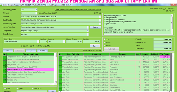 APLIKASI BUKU INDUK SISWA (ABIS) dan Software BOS dan BOP 