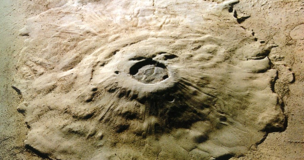 Olympus Mons, Largest Volcano In Solar System ~ Did you know that