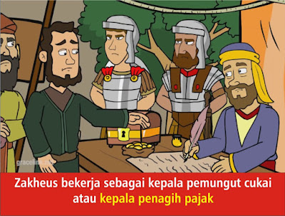 Komik Alkitab Anak: Tuhan Yesus Memanggil Zakheus