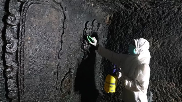 Gua Selomangleng Kediri Jalani Konservasi Perdana, Bersih dari Jelaga dan Coretan