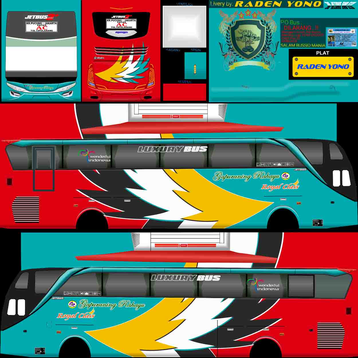 livery bus simulator gapuraning rahayu