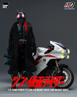 Fig Zero 1/6 Transformed Cyclone for Kamen Rider [Shin Kamen Rider], ThreeZero